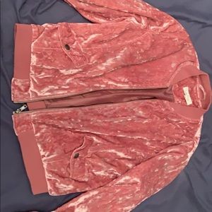 Pink Velvet Jacket